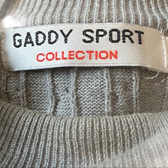 2/$25- GADDY Sport 100% Cotton Mock Neck Knit Top - Picture 7 of 7